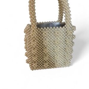 Elegant Pearl Beaded Handbag